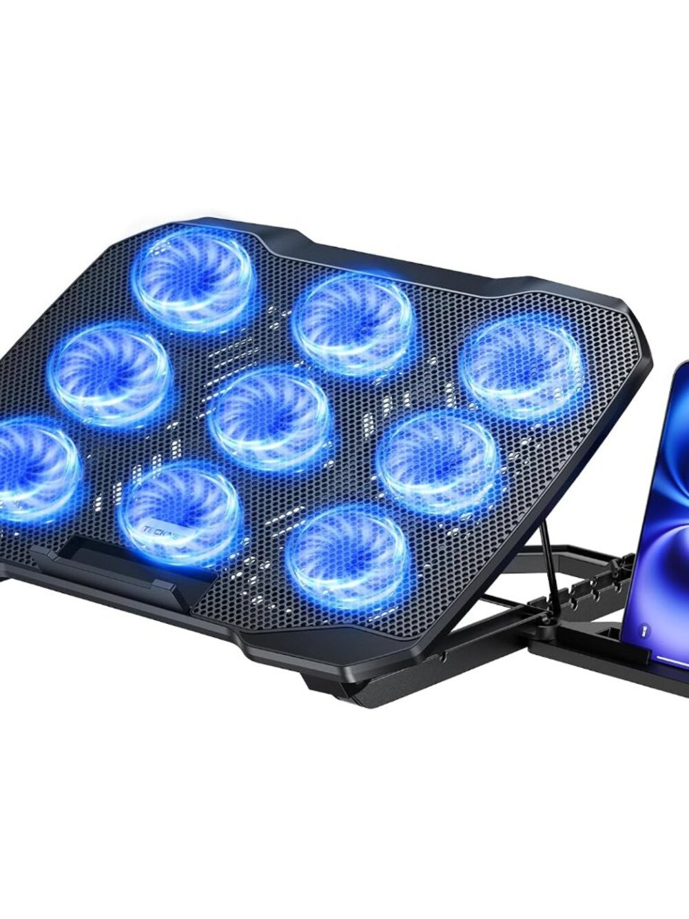 Laptop Cooling Pad with Phone Stand, Laptop Cooler for 12-15.6 Inch